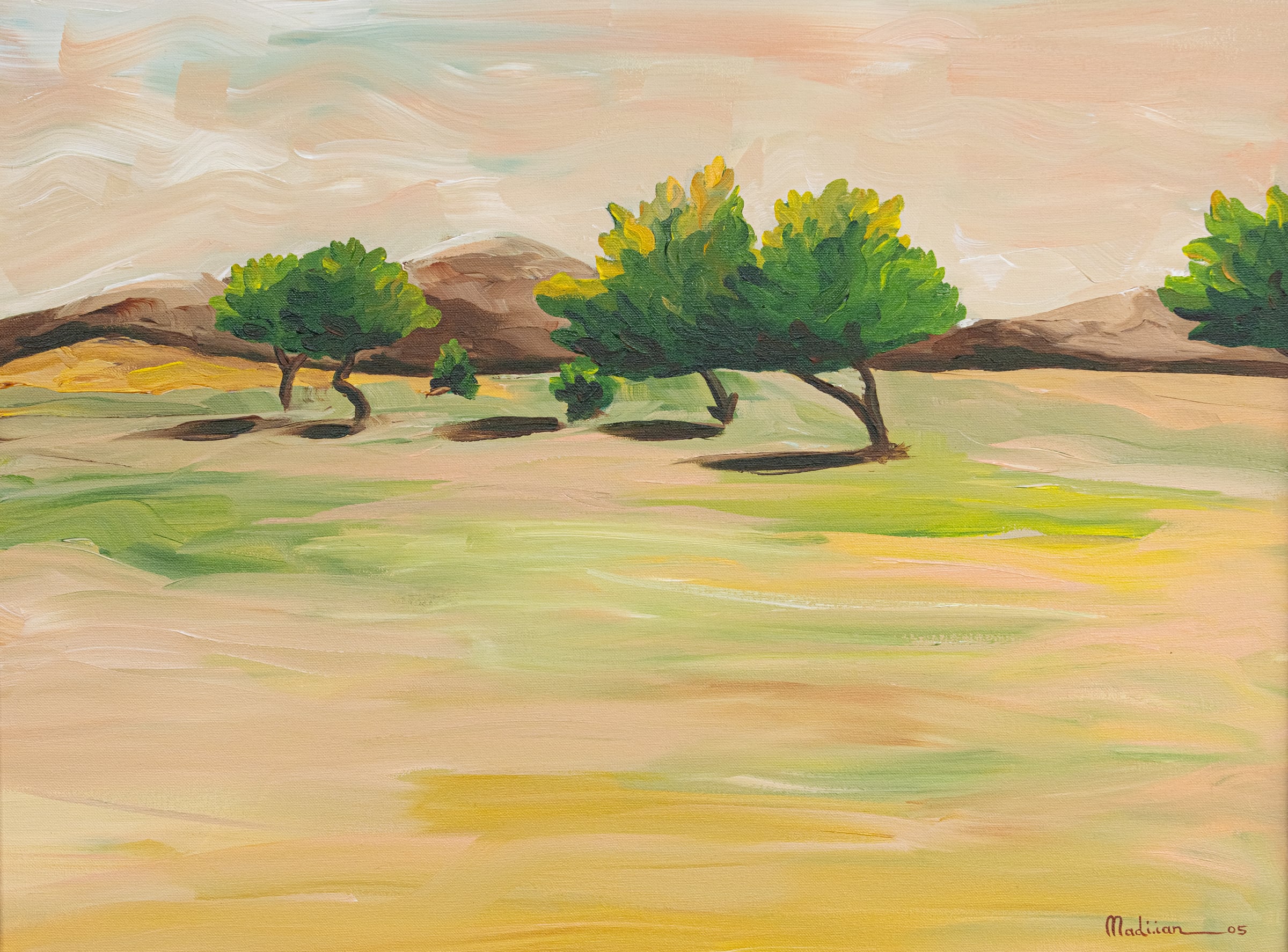 Three Trees, Ararat Plain by Madlen Movsessian